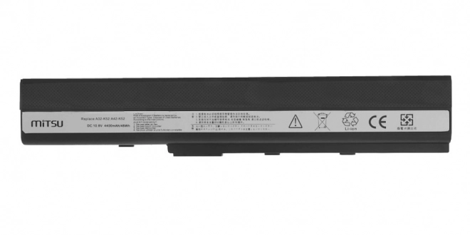 Baterie pro Asus A52, K52 4400 mAh