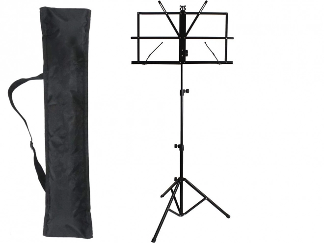 Stojan na noty s nastavitelnou skládací konstrukcí 130 cm