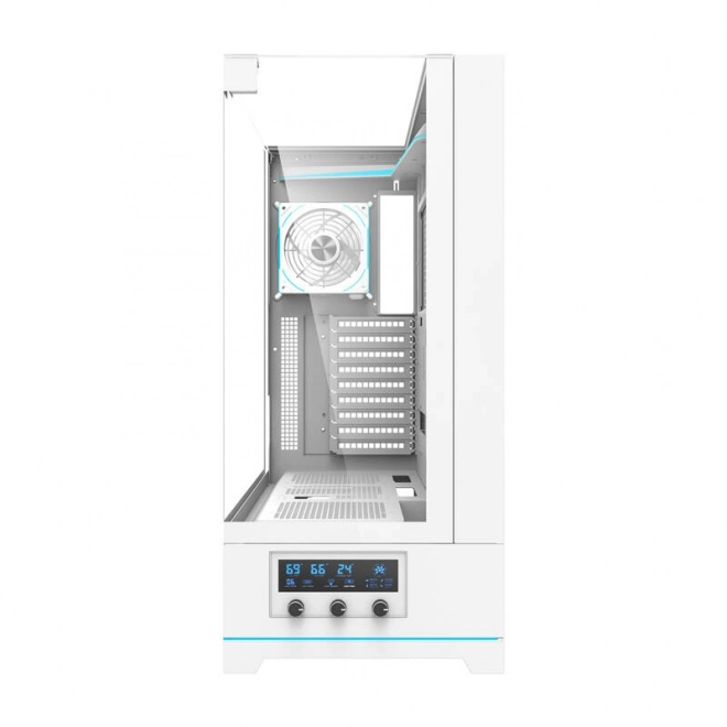 Počítačová skříň Darkflash DY450L PRO s ventilátorem (bílá)