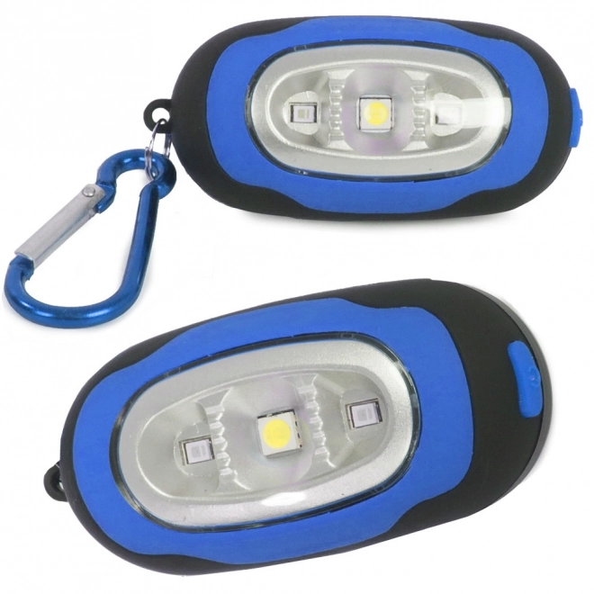 Mini LED svítilna na klíče s magnetem a výstražným režimem