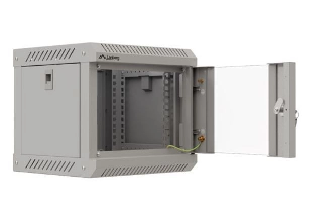 Nástěnná rack skříň 10 palců 4U 300x300 šedá