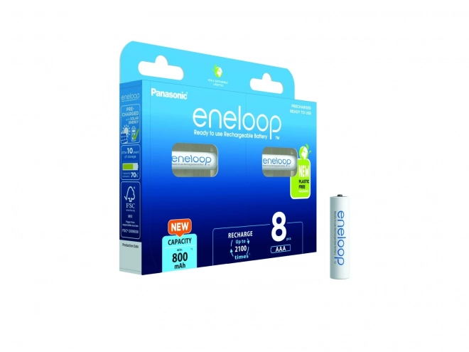 Nabíjecí baterie Eneloop AAA 800 mAh 8 ks
