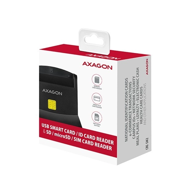CRE-SM2 ID a čtečka karet SD/microSD/SIM USB