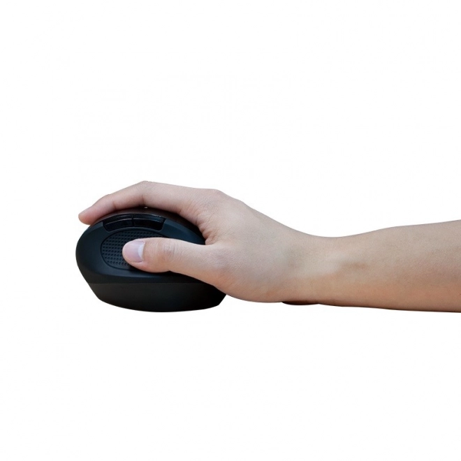 Ergonomická bezdrátová optická myš 2.4GHz 1600dpi černá