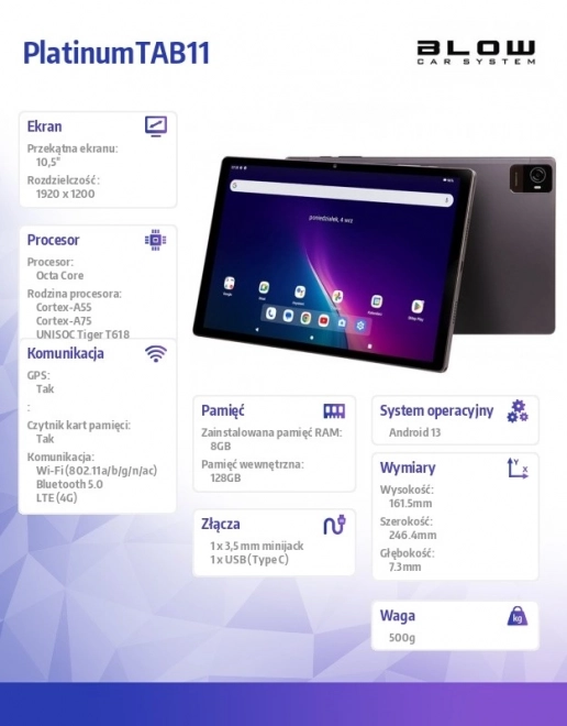 Tablet Platinum TAB11 4G