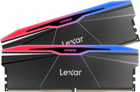 Paměť DDR5 LEXAR ARES RGB 32 GB (2×16 GB) 8000 MHz, černá