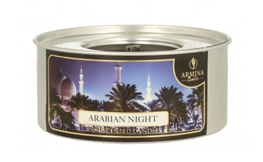 Zahradní pochodně v plechovce Arabská noc