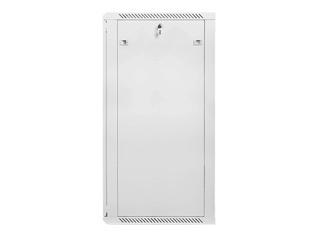 Nástěnná instalační skříň 19" 27U 600x600 mm se skleněnými dveřmi