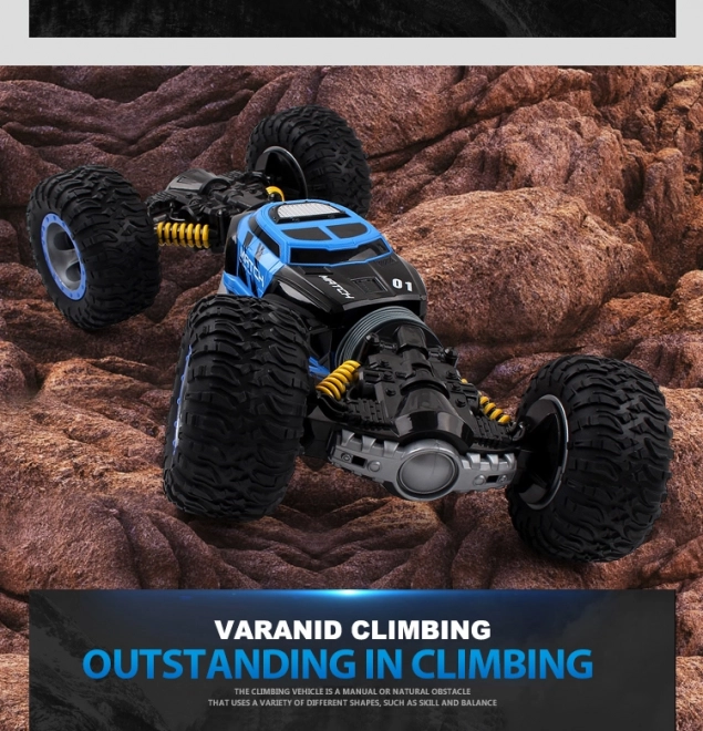 RC oboustranné auto – Modré