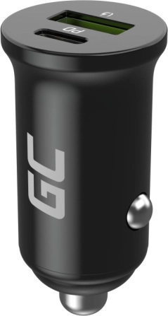 autonabíječka GREEN CELL PowerRide Nano38 38 W, USB‑C + USB‑A s Power Delivery 3.0 a Ultra Charge