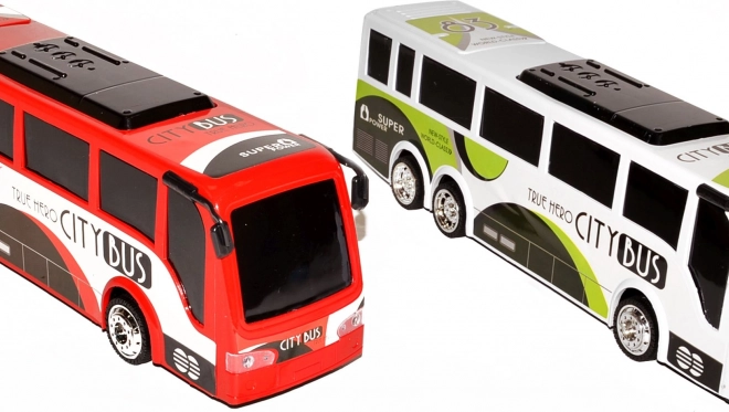 Plastový autobus 35 cm – 2 barvy