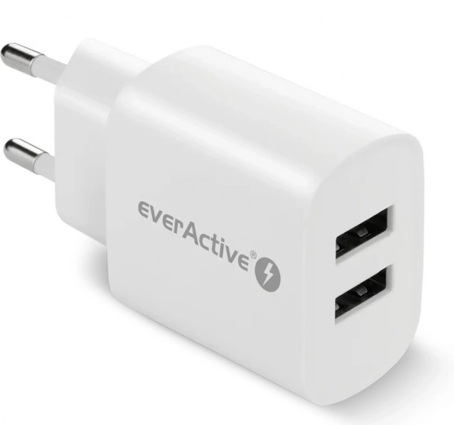 Nabíječka do sítě 2X USB 2,4A bílá