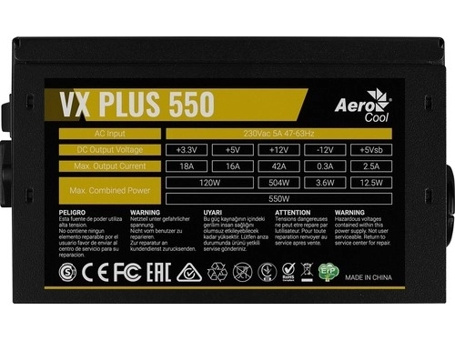 Zdroj PGS VX 550W 80+ BOX