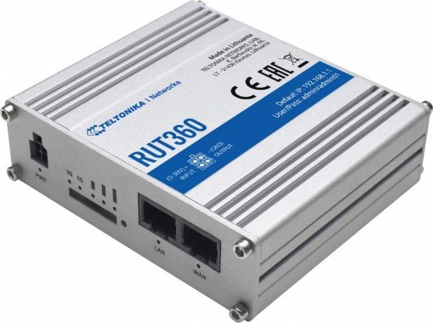 Kompaktní průmyslový router Teltonika RUT360
