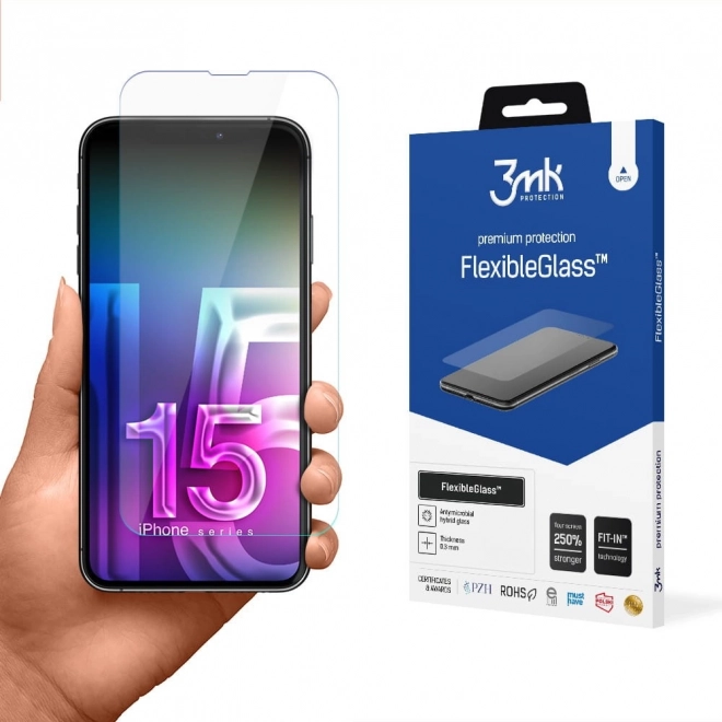FlexibleGlass iPhone 15 6.1 Hybridní sklo