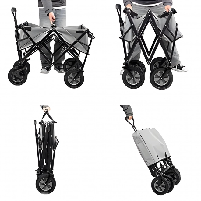 Skládací transportní vozík MultiGarden 47x105 cm, oranžový