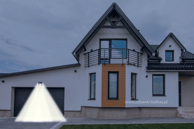 Solární zahradní LED lampa s čidlem pohybu