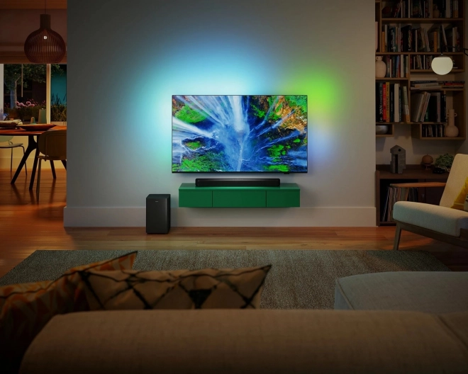 Soundbar 2.1 s bezdrátovým subwooferem