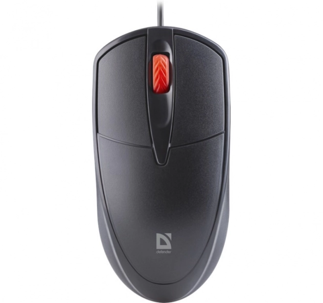 Kabelová myš s tichým klikáním ICON MB-057 1000 DPI černá