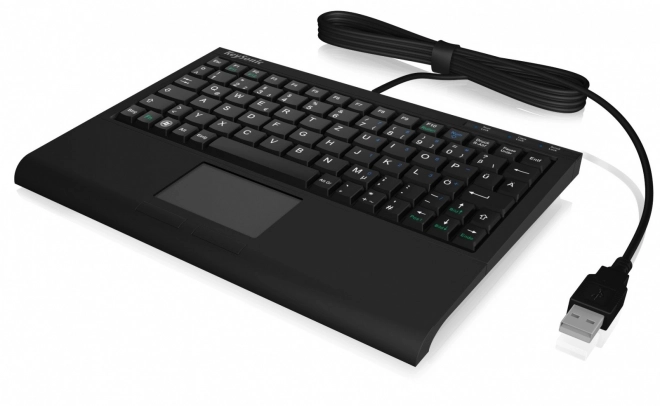 Miniaturní klávesnice ACK-3410(US) touchpad, USB