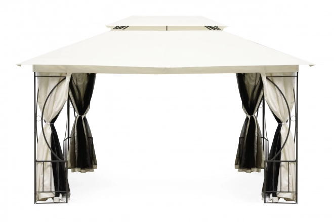 Stan zahradní pavilon 3x4m, moskytiéra a plné stěny