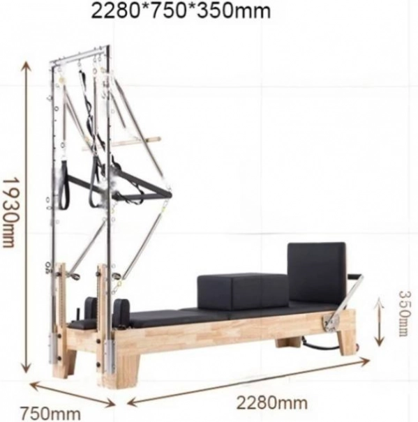 Reform Pilates Lůžko Fitness Zařízení