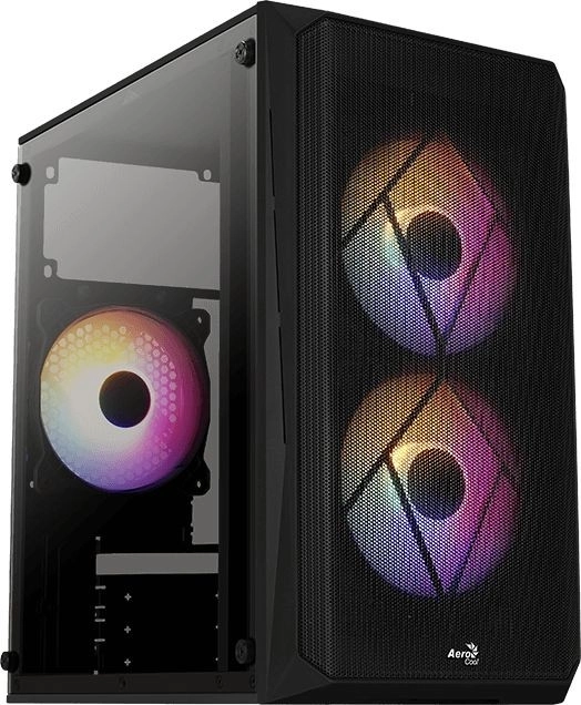 Černá Mini Tower skříň ARGB USB 3.0