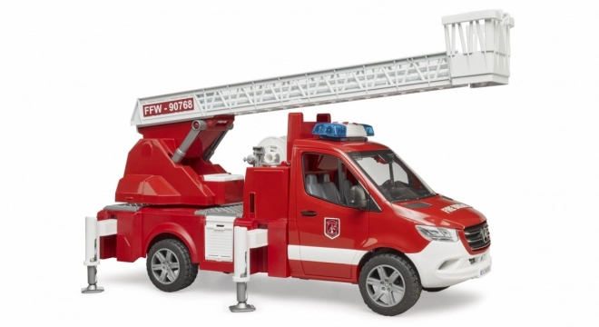 Hasičský vůz Mercedes-Benz Sprinter se žebříkem pro děti
