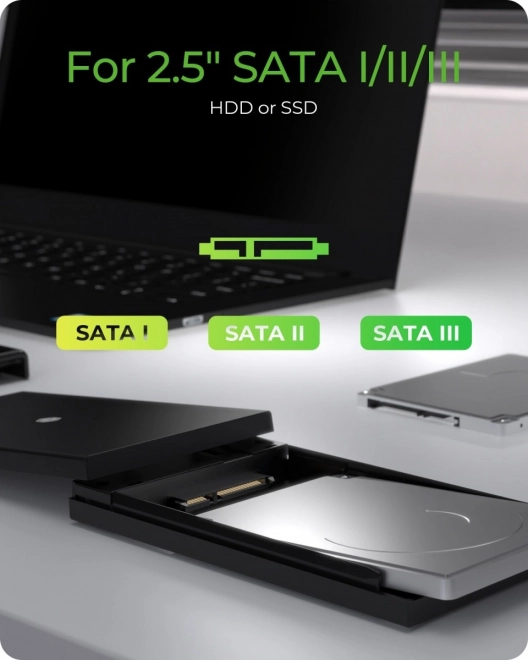 Externí box na SSD/HDD s USB 3.2 Gen 1