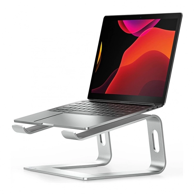 Stříbrný stojan na notebook AluBench