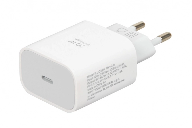 Výkonná USB-C nabíječka 20W