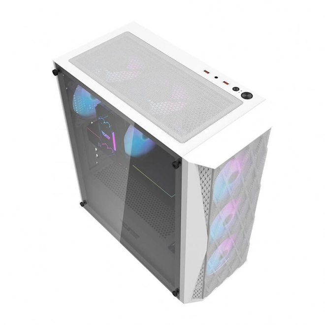 Počítačová skříň Darkflash DK352 Mesh bílá