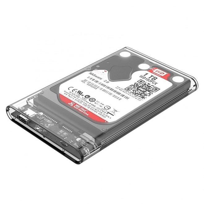 Skříň pevného disku Orico HDD 2,5" + kabely USB 3.1 (10Gb/s), USB-C (5Gb/s)