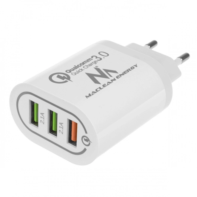 nabíječka Qualcomm 3xUSB Maclean Energy