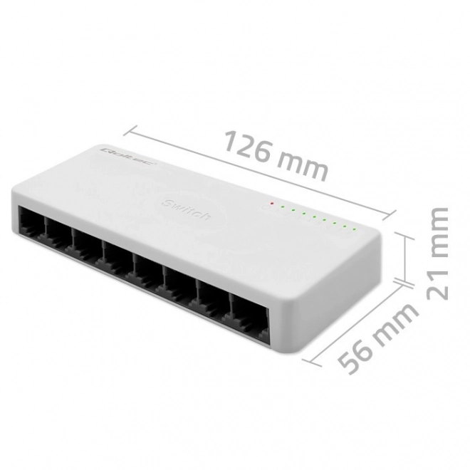 Síťový přepínač SWITCH 8 x port RJ45 | 100Mbps | Fast Ethernet | LAN