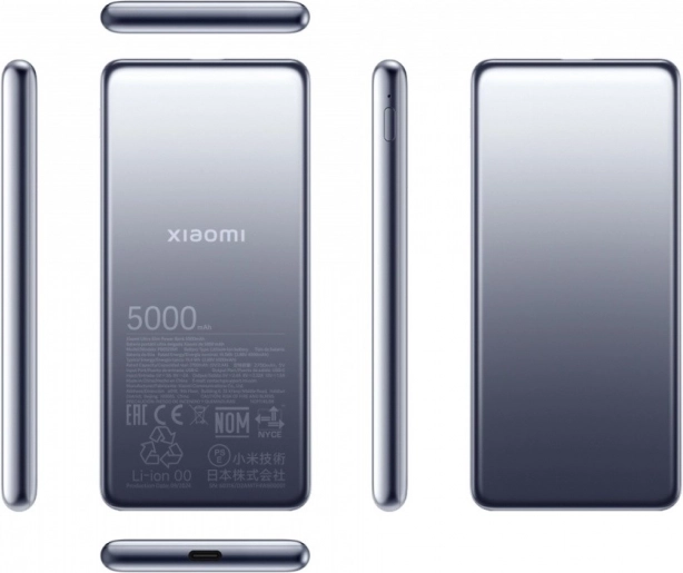 Xiaomi Ultra Slim powerbanka 5000mAh