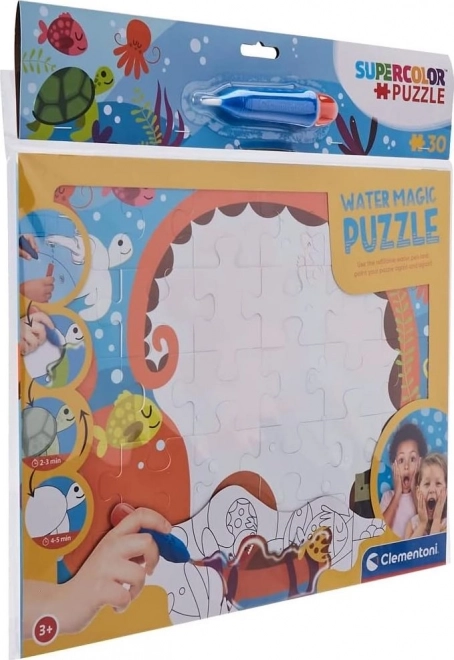 Puzzle s malováním vodou Hlubiny moře 30 dílků