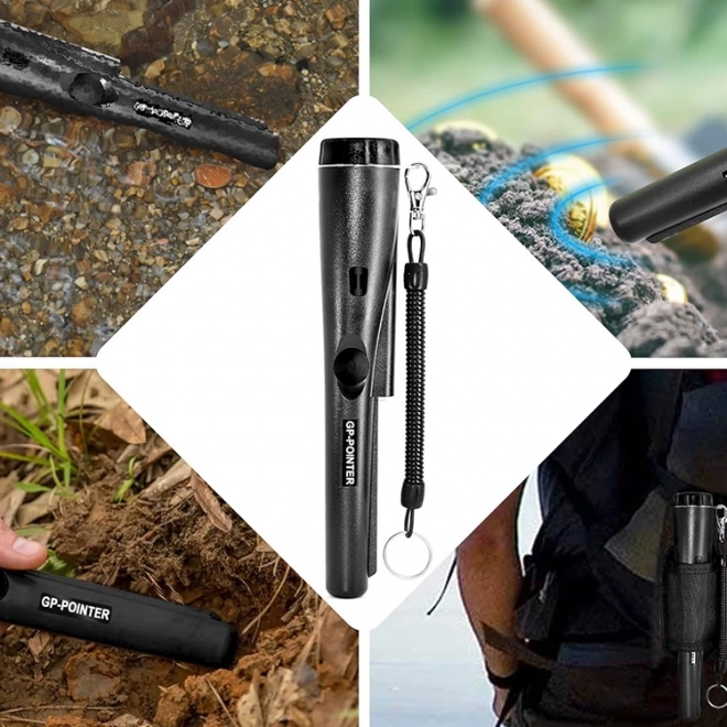 Ruční detektor kovů GP-Pointer vodotěsný IP66 pro pláž a les