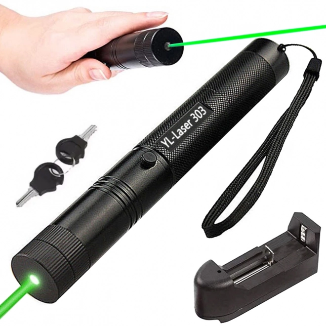Zelené laserové ukazovátko