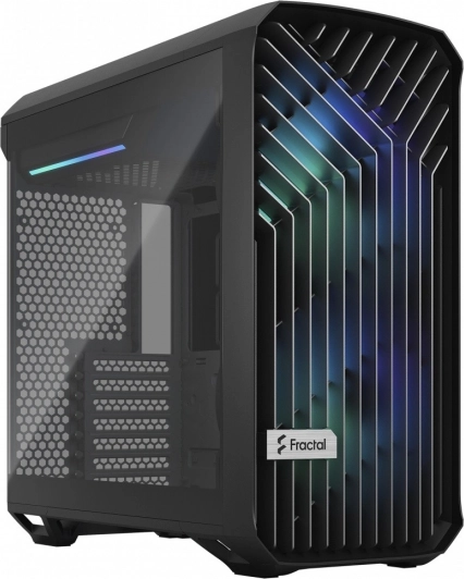 Fractal Torrent Compact RGB Black TG Light Tint počítačová skříň