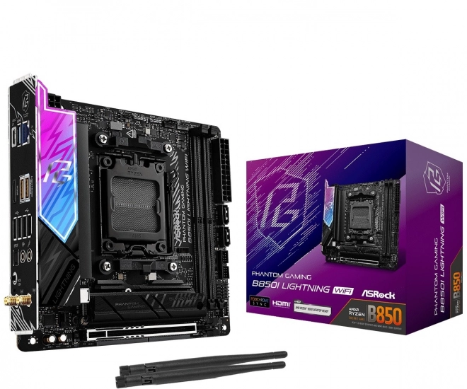 Herní základní deska B850I Lightning WiFi AM5 s DDR5