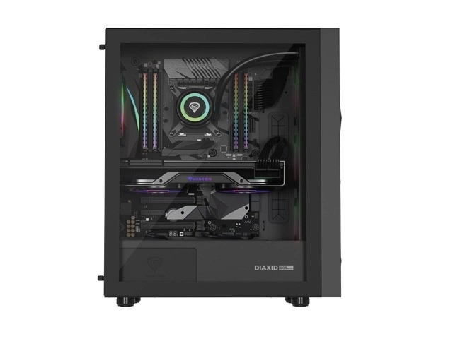 Genesis Diaxid 605 ARGB MIDI TOWER USB-C kryt Black