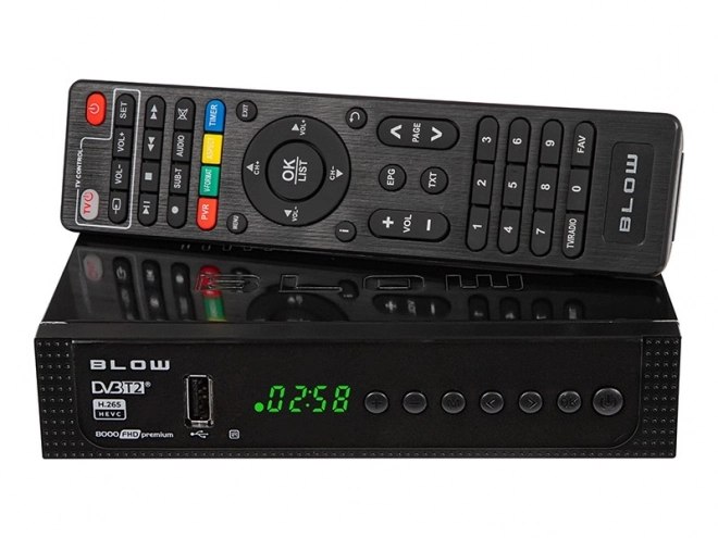 Dekodér tuneru DVB-T2 8000FHD Premium
