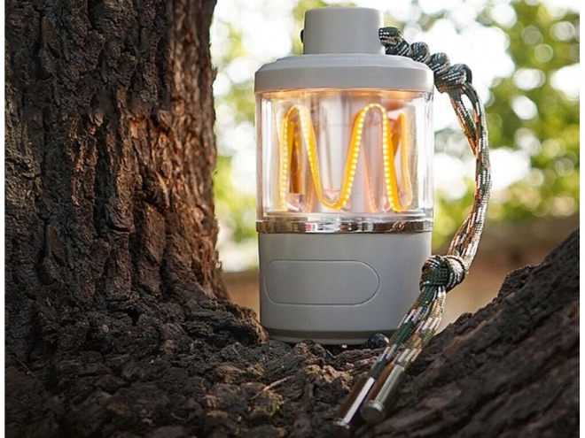 Dobíjecí LED světlo na kempování Powerbank USB
