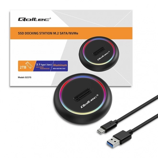 M.2 | NVMe | SATA | USB-C | 2TB SSD dokovací stanice