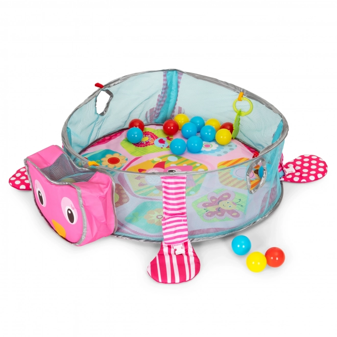Velká vzdělávací podložka 3v1 ohrádka 30 míčů 0+ ECOTOYS
