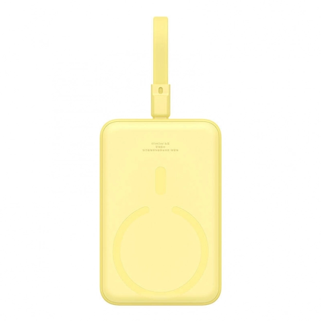 Baseus magnetická powerbanka 10000mAh MagSafe 20W žlutá