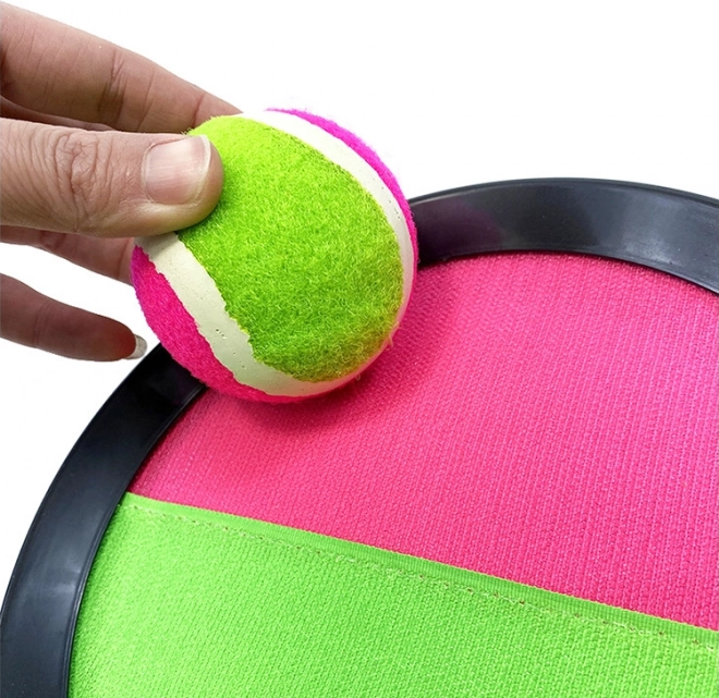 Venkovní hra - Catch ball s míčkem na suchý zip
