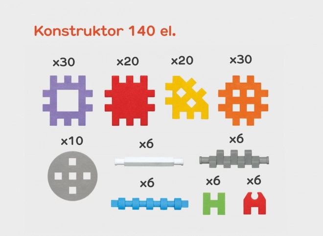 Bloky Mini Wafers Constructor 140