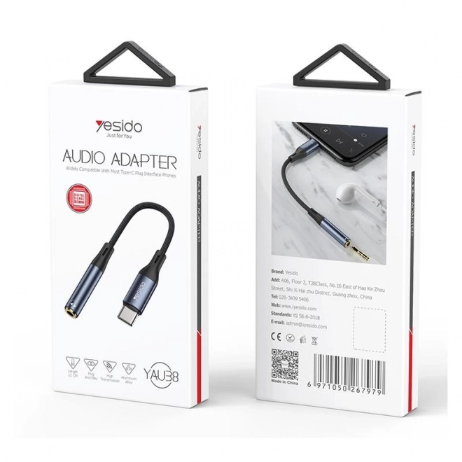 Audio kabel USB-C na 3,5 mm s DAC od Yesido